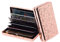 HAPUTDY Étui de Protection en métal RFID pour Cartes de crédit/Voyage (7 Cartes, Rose Gold)