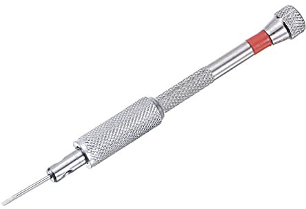 sourcing map Micro Precision Screwdriver, 1.2mm Flat Head for Watch Eyeglasses Electronics Repair