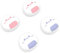 playvital Copri Levette Analogiche Gommini per ps5,per ps4 Joystick,Thumb Grip Caps per Xbox Series/One X S,Switch PRO Controller-Onigiri-Lilla&Rosa