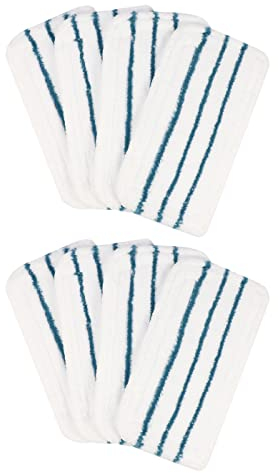 Wisorder 8 PCS Replacement Pads Accessories Compatible for Black+Decker Steam Mop SM1600, SM1610, SM1620, HSM13E1, HSMC1300FX, HSMC1321, HSMC1321APB, HSMC1361SGP, BDH1855SM, BDH1760SM, SMP20 Mop Pads