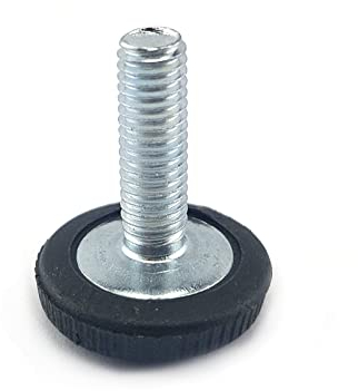 4x Möbelfuß M6x20 Verstellbar Stellfuß Stellteller Gewindefuß Höhenverstellbar Drehfuß