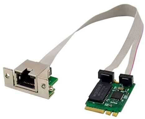 M.2 A+E 2.5G Ethernet Adapter 2.5G/1G/100M Multi-Gigabit M.2 Network Card 8125B
