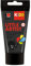 Marabu KiDS Little Artist 75 ml, Schwarz, Künstlermal- und Bastelfarbe für Kinder ab 3 Jahren, Kindermalfarbe auf Wasserbasis, auswaschbar, Made in Germany, vegan, glutenfrei, 03050002073