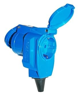 WINKELKUPPLUNG CEE/SCHUKO WOHNMOBIL STROM LANDSTECKER 220V