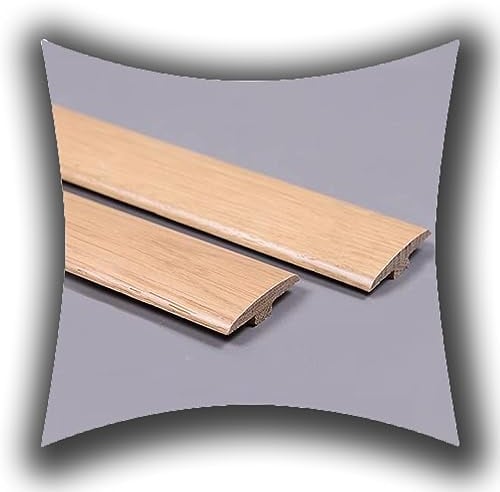 COKYIS Bodenübergangsstreifen Breite 3cm Eiche Übergangsstreifen, T-Profil Boden Übergangsschiene Für Laminat/Fliesen, Türkante Zierleiste, 2 Stück