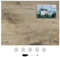 Navaris Magnettafel Magnetpinnwand Memoboard zum Beschriften - 33x43cm Tafel abwaschbar mit Magneten und Stift