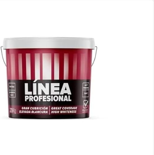 PINAY Pintura plástica en base agua formulada a partir de resinas acrílicas. Buena cubrición (20 Kg, BLANCO)