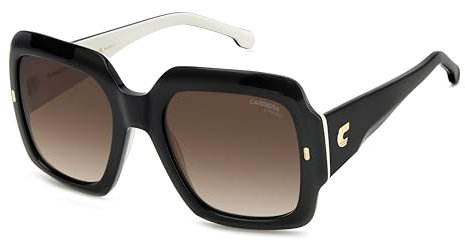 Carrera Unisex 3004/S Sunglasses, Schwarz, Weiß, 54