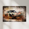 Dekomundo Porsche 911 Auto Poster, Leinwandbild oder Bild mit Rahmen, 60x90 cm, Fotoposter