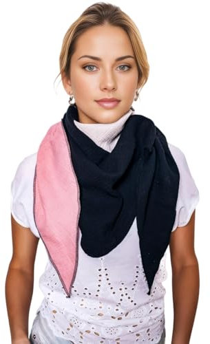 Scandi Linen Mehrfarbig Musselin Tuch Damen