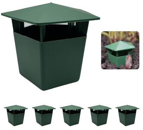 Kapokr Schneckenfalle 5er-Set Schneckenfalle Garten Wiederverwendbare Bierfallen für Schnecken Freundliche Schneckenfallen Nacktschnecken Falle Ihre Pflanzen vor Schnecken zu Schützen