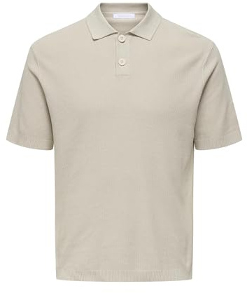 Only & Sons male Gestrickter Rollkragen ONSTONY Gestricktes Poloshirt | Knitted polo neck