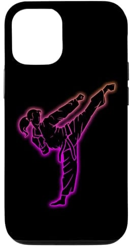 Taekwondo Mädchen Karate Kampfsport Kampf MMA Hülle für iPhone 12/12 Pro