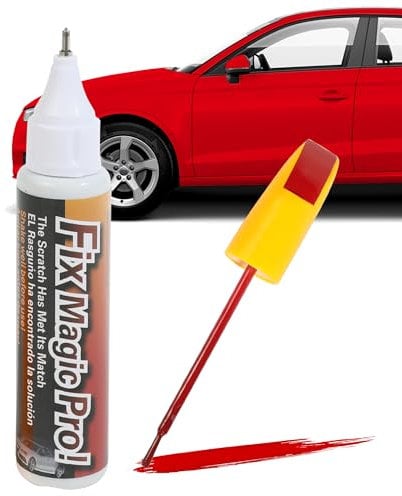 Flaconi Auto Kratzer Entferner,Auto Lackstift,lackstift Auto,Auto Lack Reparatur,Lackstift für Auto,Auto Kratzer Stift,Geeignet für Kratzerreparaturen der Meisten Autos,Motorräder (Rot)