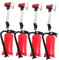 ibasenice Pcs Fire Extinguisher Shaped Balloons Aluminum Foil Pe Film Mini Fire Extinguishers for Birthday Decorations