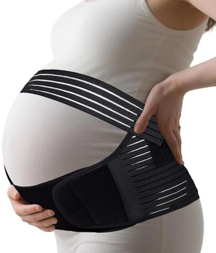 XOPOZON Ceinture abdominale 3 en 1 pour grossesse, grossesse, ceinture de grossesse, ceinture de grossesse, ceinture de grossesse, pour soulager le ventre, le bassin et les hanches pendant la