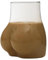 Tasse Lustig Mit Hintern Form Lustiger Becher,Handheld-Glas Butt- Förmiger Tassen Funny Coffee Cup Butt Shape Kaffeetasse Teetasse,für Latte Macchiato Eiskaffee Whisky Joghurt Soda Kaffee