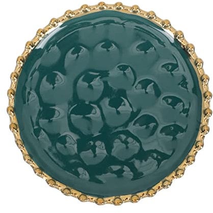 HOMOBABE Piatto Da Colazione e Insalata in Ceramica Bordo Liscio, Decorativo e Resistente, Adatto Per Uso Quotidiano e Servire Dessert