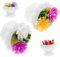 KONTONTY 4pcs Mini House Plants Realistic Miniature Potted Plants for Home Decor Table Centerpieces for Dining Compact for Indoor Display
