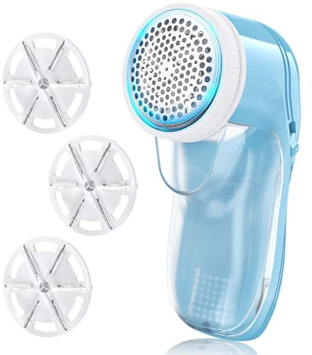 Fusselrasierer, Fusselentferner Mit 3 Austauschbaren Klingen, Fusselrasierer Elektrisch Aufladbar, Fusselentferner Kleidung/Bettzeug/Möbel, Entfusseler Gerät Elektrisch, Lint Remover Clothes