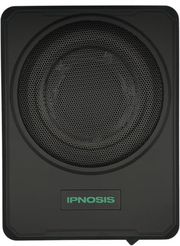 IPNOSIS Subwoofer Attivo Sotto Sedile Da 20cm, 240 Watt, 4 Ohm, 91 dB IPE A200