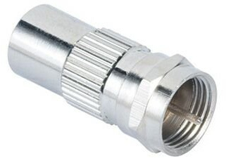 Hama SAT-Adapter F-Stecker - Koax-Stecker