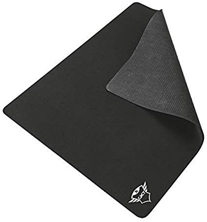 Trust Gaming GXT 754 Tapis de Souris Gamer L 32 x 27 cm, Base Antidérapante en Caoutchouc, Surface Texturée, Tapis de Bureau, Accessoires Gaming Mouse Pad Jeu PC Ordinateur Portable Laptop - Noir
