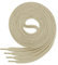 Di Ficchiano 1 Paar SCHNÜRSENKEL hellbeige flach 7mm breit für Sneaker Sportschuhe Lederschuhe - flache Schuhbänder sehr reißfest - Shoe Laces Farbe: hellbeige 120cm