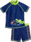 Playshoes zweiteilig Schwimmshirt Badeshorts Badebekleidung Unisex Kinder,Krokodil,110-116
