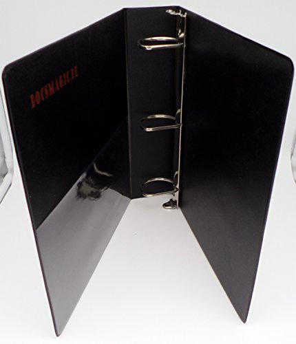 docsmagic.de 4 x 3-Ring Album Black - Sammelordner Kartenalbum Schwarz - PKM - YGO - MTG