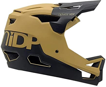 7 iDP Project 23 ABS MTB Mountain Bike Full Face Vented Bicycle Helmet (Sand/Black, S)
