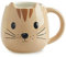 balvi Henkelbecher Kitty Farbe Orange Henkelbecher in Form eines Katzenkopfs Fassungsvermögen 400 ml