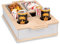 INEXTERIOR CouchBar - PERSONALISIERBAR - handgefertigt in Deutschland - zwei Snackschalen, Organizer und Flaschenhalter - Couchbutler couchorganizer Sofaorganizer (nicht personalisiert, grau)