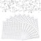 Abeillo 660 Stück Klare Wassertropfen Selbstklebende Simulierte Tautropfen Embellishments, Clear Dewdrop Halbrunde Harz Perlen für DIY Scrapbooking Handwerk Kartenherstellung Nagel Telefon Fall Dekor