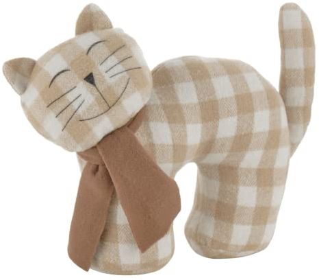 Baroni Home, Polyurethan, Katze Schleife Beige