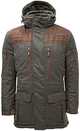 Carinthia G-LOFT Loden Parka 2.0 Herren-Winterjacke, warm gefütterte, wetterfeste, geräuscharme Jagd-Jacke mit abnehmbarer Kapuze