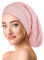 OLESILK Seide & Baumwolle Lange Schlafmütze leichte und weiche Wendemütze Strickmütze Unisex verstellbar für Damen & Herren, Lang, Rosa