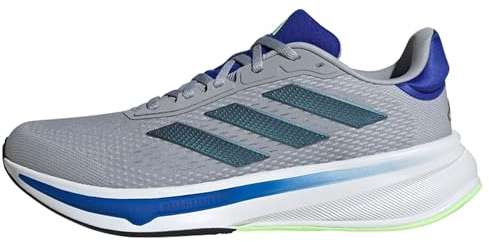 adidas Herren Response Super Shoes Laufschuhe, Halo Silver/Core Black/Green Spark, 43 1/3 EU