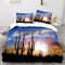 ApttEk Weiches Polyester Bettzeug Kaktus Bettwäsche 155 X 220 cm Langlebig Und Schnell Trocknend Deckenbezug 155X220 + Kissenbezug 80X80 cm