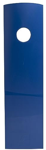 Exacompta - Réf. 18224D - 1 Porte-revues MAG-CUBE Néo Déco, classeur à revues, rangement pour documents, catalogues, magazines largeur 8,2 cm - Pour formats A4 et A4 maxi - Coloris Bleu de France