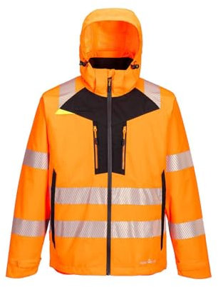 PORTWEST Veste 4 en 1 DX4 Hi-Vis Orange/Noir L - Vêtements de travail