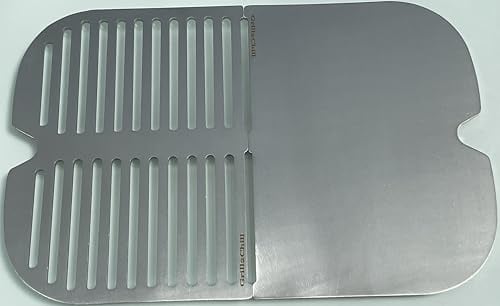 Grillrost/Grillplatte Plancha Edelstahl V2A 1.4301 Ersatzrost passt für Grill Weber Lumin COMPACT + Lumin COMPACT Smart