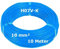 H07V-K Verdrahtungsleitung 10mm² Blau - 10 Meter - feindrähtig Litze Kabel Leitung 10mm² 10mm2