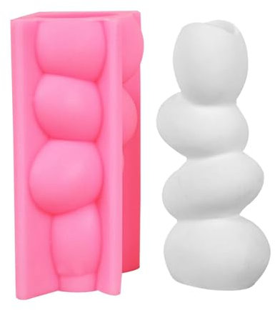 Esncddym Moule de Vase de Galets, Moule de vases en Silicone | Moule en Silicone antiadhésif pour Pots en Forme de Galets - Moule de Vase Flexible réutilisable Multifonctionnel pour l'artisanat de