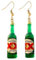 Dreuyet Beer Mug Dangle Earrings for Women Cute Beer Bottle Drop Earrings Creative Drink Bottle Earrings Funny Lifelike Bottle Earrings Beer Lover Statement Party Jewelry, Resin, No Gemstone
