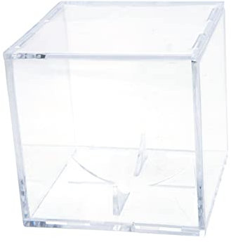 KITANDOVE Baseball Mit Standfuß Transparente Aufbewahrungsbox Für Baseballs Dekorativer Ballhalter Für Zuhause Und Büro Staubdicht Und Langlebig