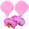 XMOLDNMS Silikonform Für Blütenpaste Mit Adern Orchideenblütenblätter Silikonformen Orchideen-Fondantform Orchideenblütenform Zum Dekorieren Von Kuchen Cupcake Schokolade Blütenpaste Süßigkeiten