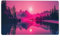LUESUAYN Sunset Extended Gaming Mouse Pad, XXL 1500x800x3 mm Large Mouse Mat with Stitched Edges Keyboard Red Mousepads Non-Slip Water-Resistant Rubber Base Desk Pad 6-Q