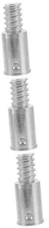 COLLBATH 3 Stücke Amerikanischen Gewinde Besen Griff Verlängerung Pole Adapter Draht Bürste Für Rost Entfernung