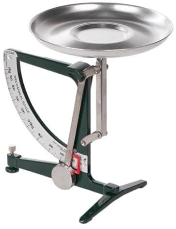 Vituord Mechanische Küchenwaage, 1 Kg Metallwaage, Mit Edelstahlpendel Und Aluminiumschale, Keine Batterie Erforderlich, Für Elektronik, Wissenschaftliche Forschung, Lebensmittel